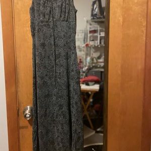 Black and white dress with light sparkles